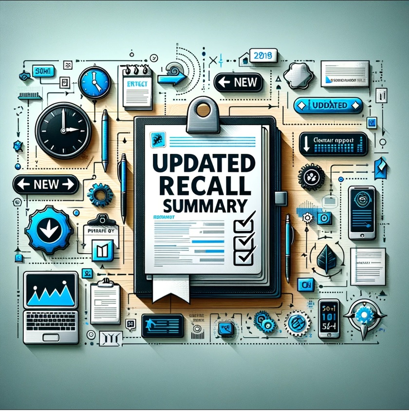 13-Updated Recall Summary